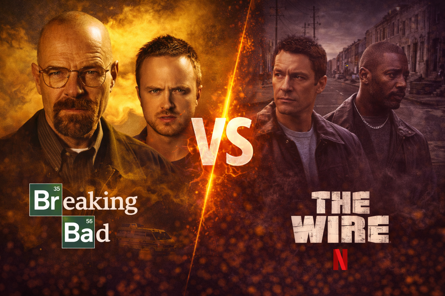 breaking bad vs the wire