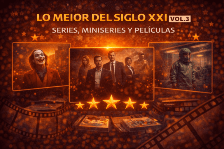 collage de series y películas destacadas del siglo XXI entre 2017 y 2025