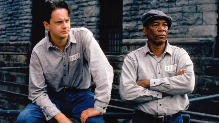 Cadena perpetua escena prisión Shawshank Andy Red Roger Deakins