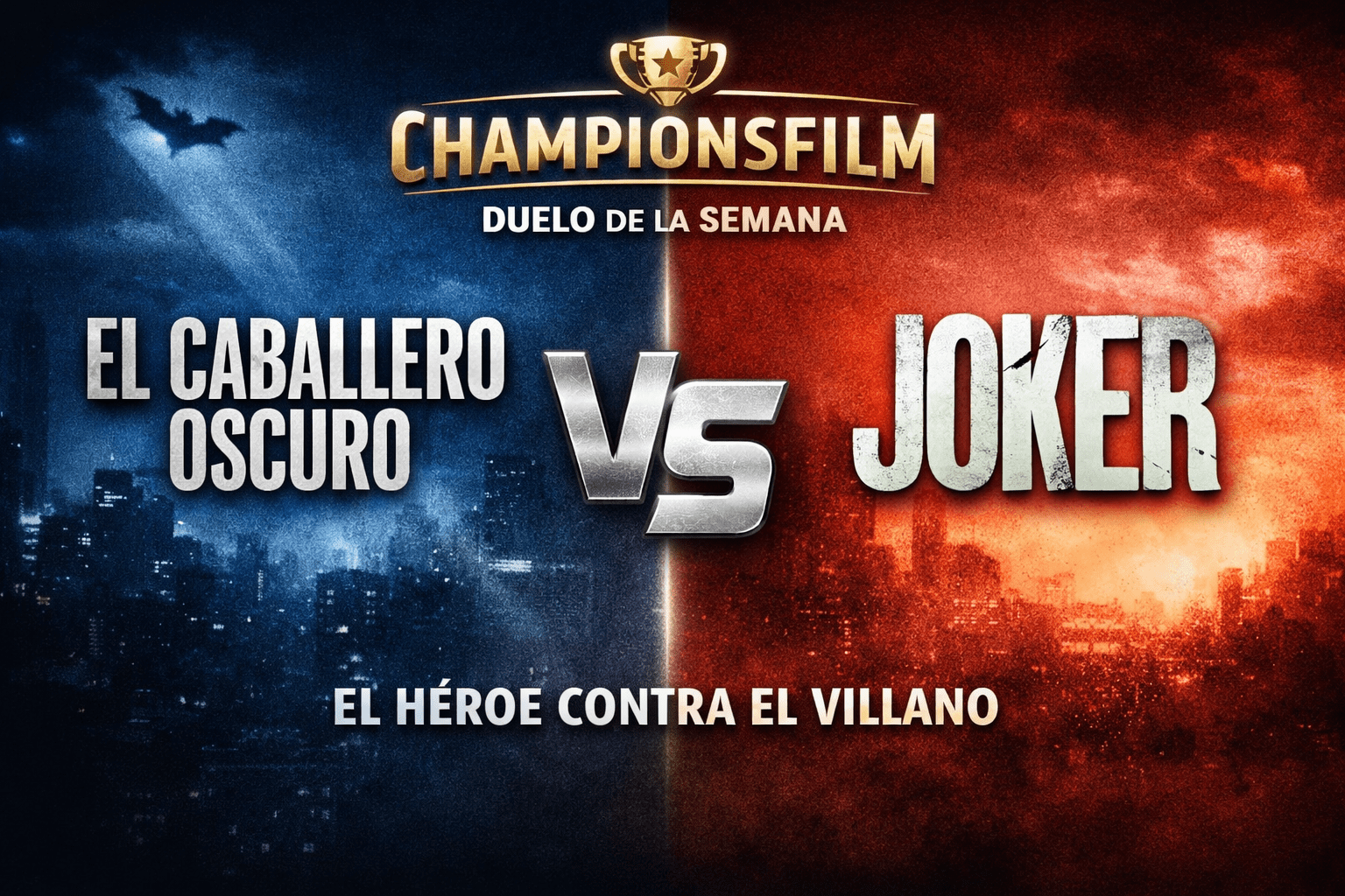 Comparativa El Caballero Oscuro vs Joker cine superhéroes y drama psicológico